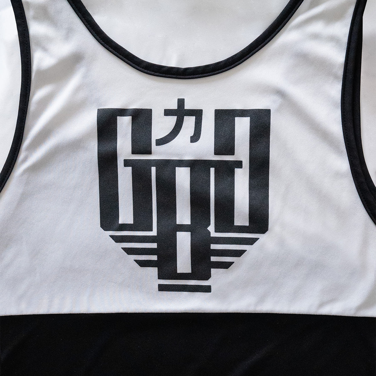 Black & White Slant Tank
