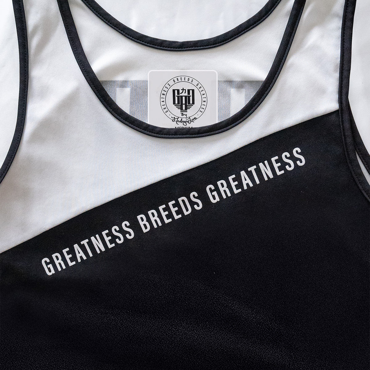 Black & White Slant Tank