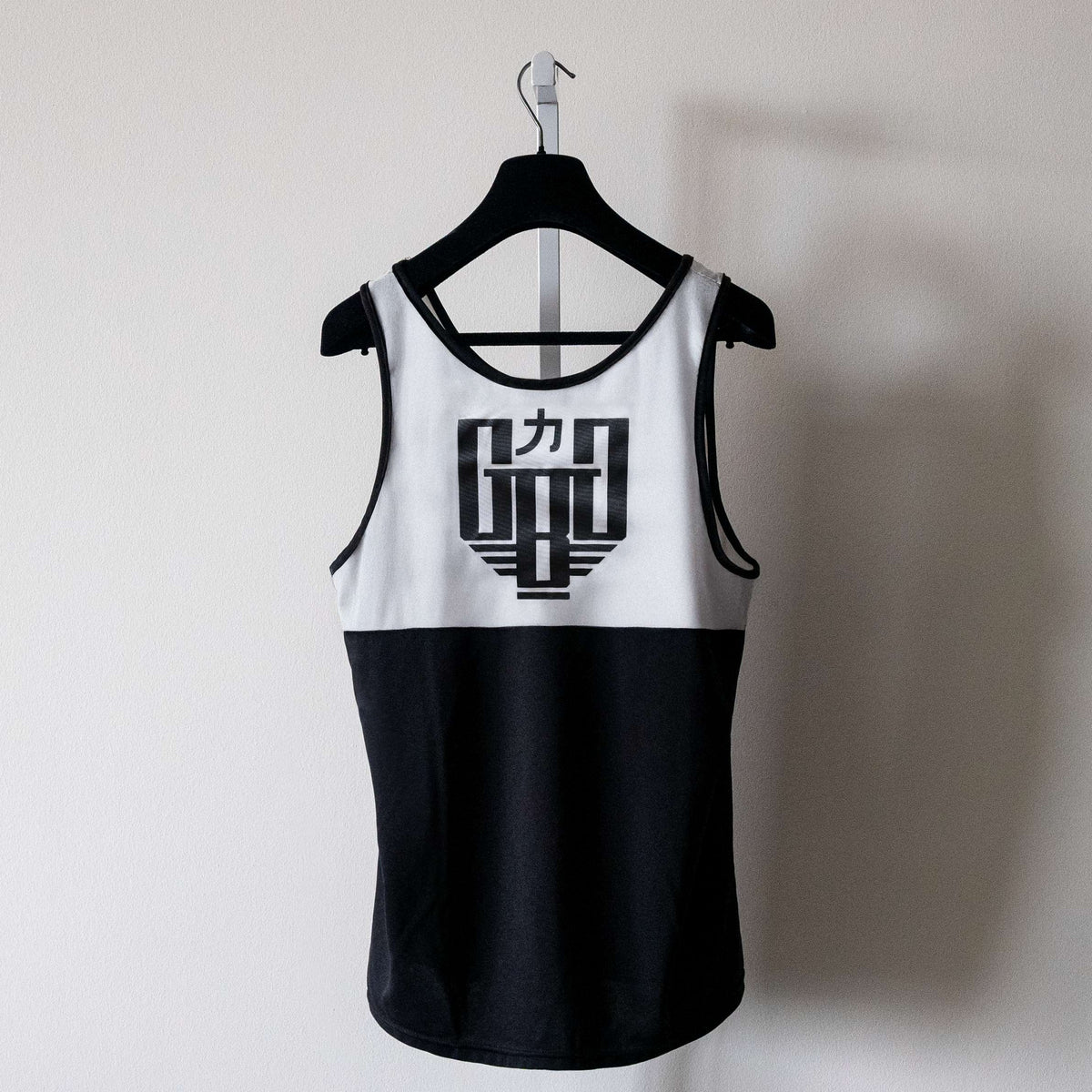 Black & White Slant Tank